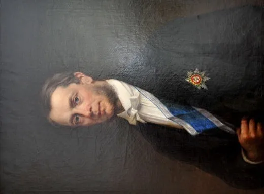 Portrait of Edmund von Hartig (1812–1883) – memorial page
