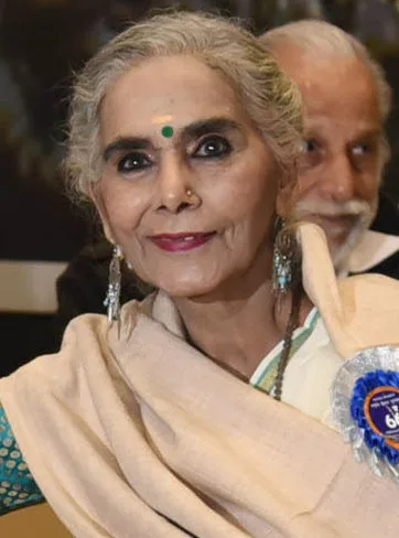 Porträt von Surekha Sikri (1945–2021) – Gedenkseite
