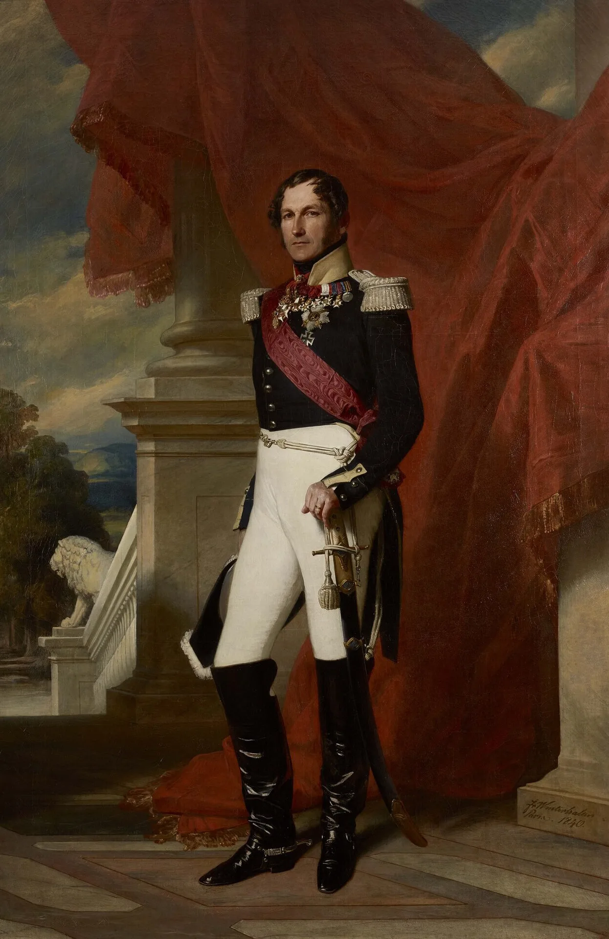 Porträt von Leopold I. (1790–1865) – Gedenkseite