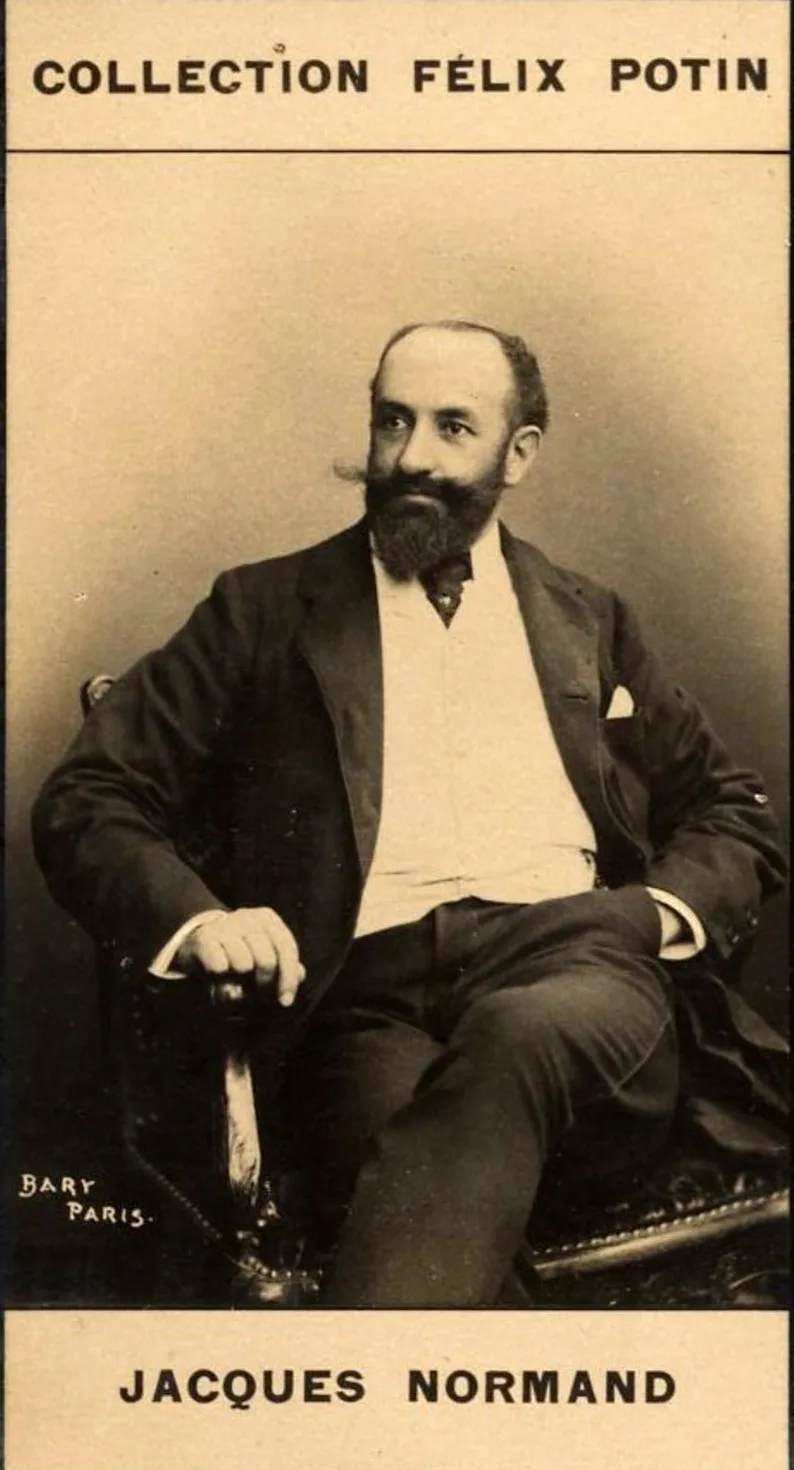 Porträt von Jacques Normand (1848–1931) – Gedenkseite