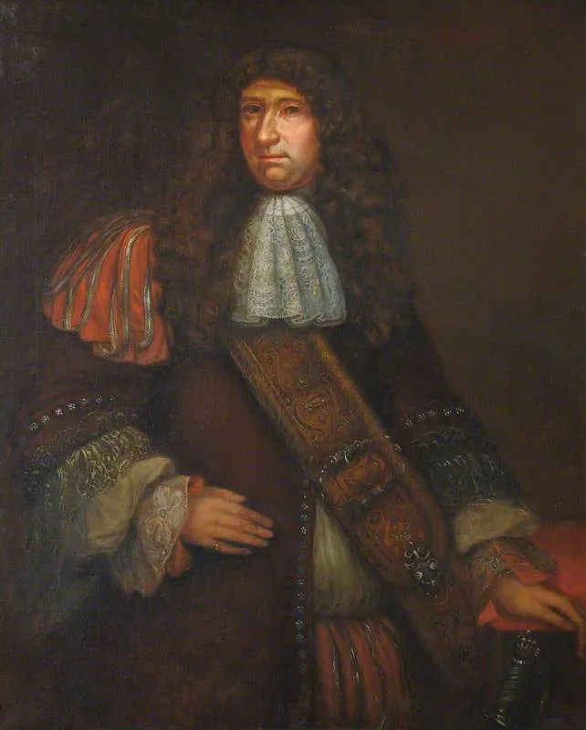 Porträt von George Downing (1623–1684) – Gedenkseite