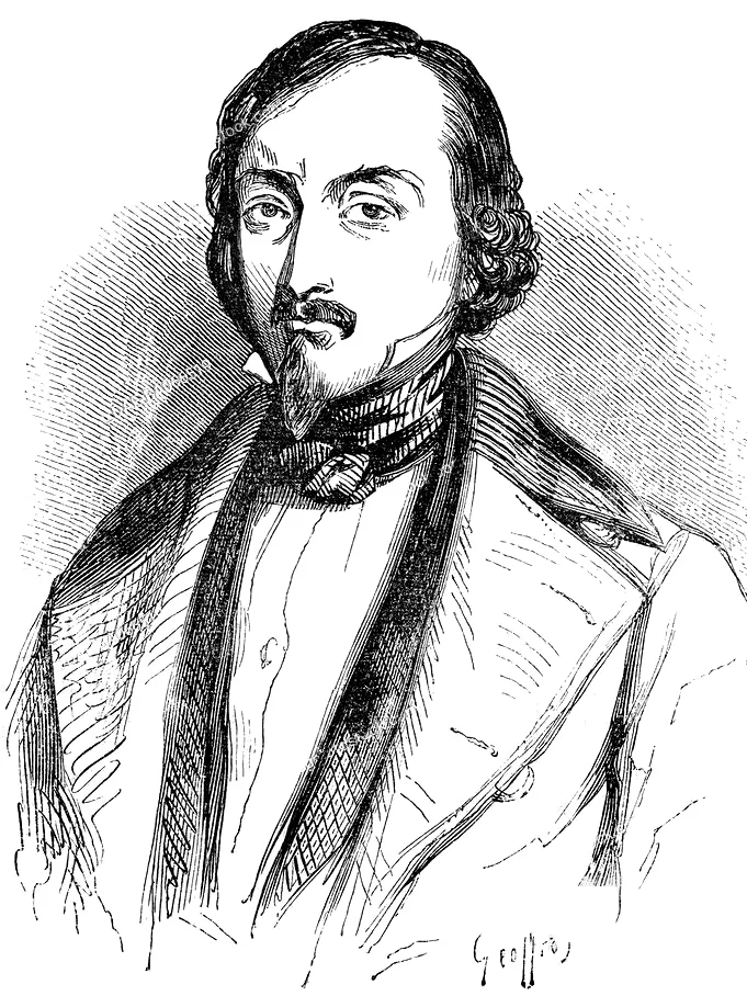 Porträt von Émile Deville (1824–1853) – Gedenkseite