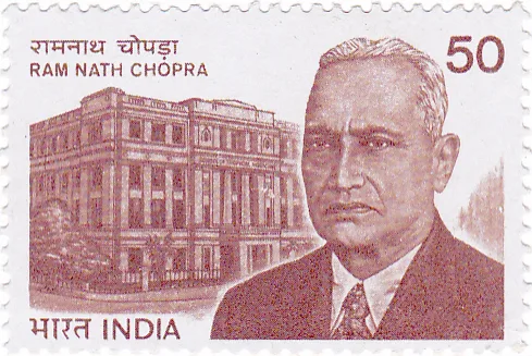 Portrait of Ram Nath Chopra (1882–1973) – memorial page