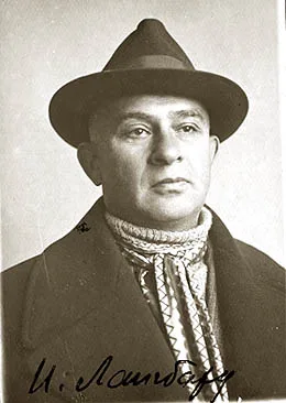 Porträt von Iossif Langbard (1882–1951) – Gedenkseite