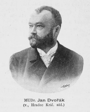 Porträt von Jan Dvořák (1849–1916) – Gedenkseite