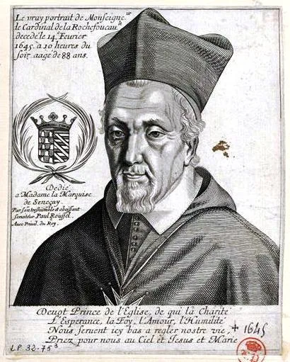 Porträt von François de La Rochefoucauld (1558–1645) – Gedenkseite