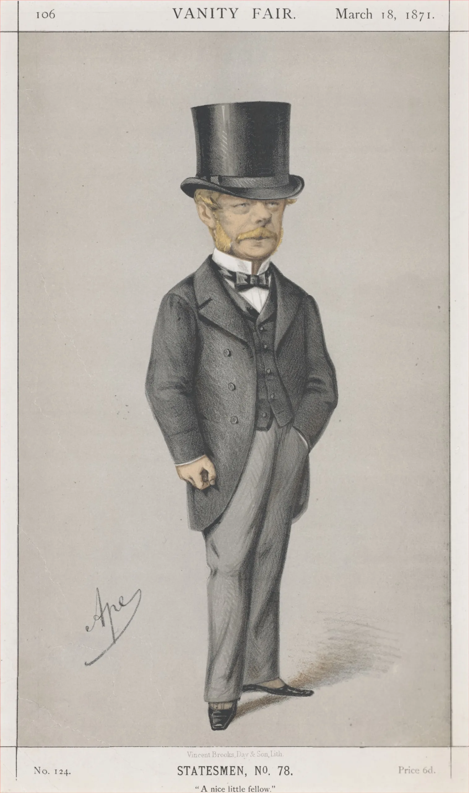 Porträt von Gerard Noel (1823–1911) – Gedenkseite