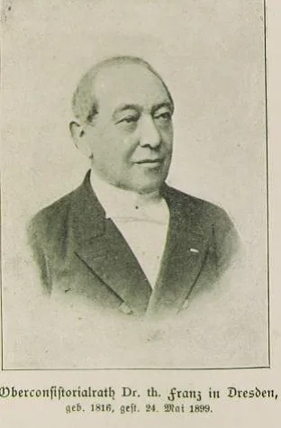 Porträt von Gustav Moritz Franz (1816–1899) – Gedenkseite