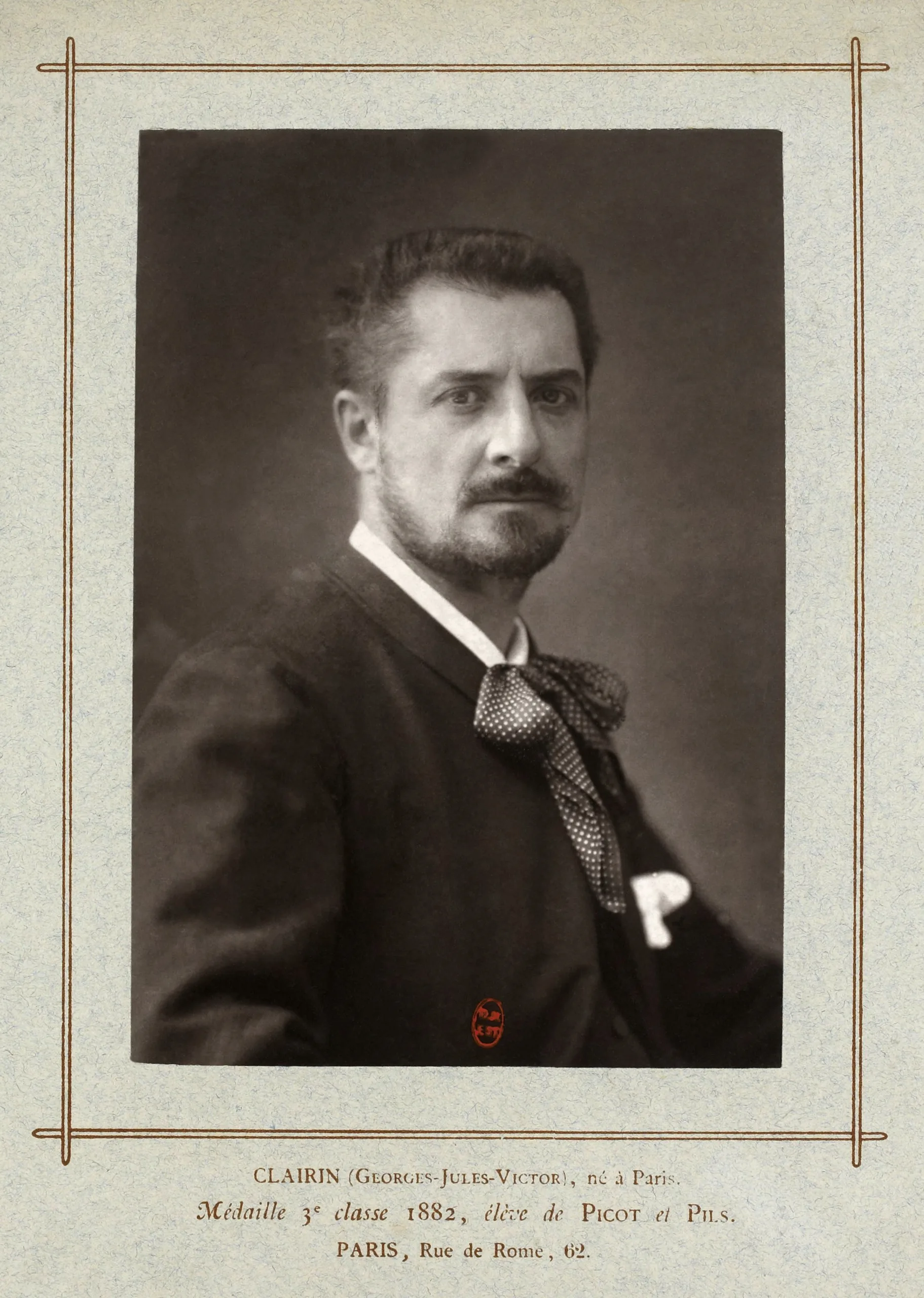 Porträt von Georges Clairin (1843–1919) – Gedenkseite