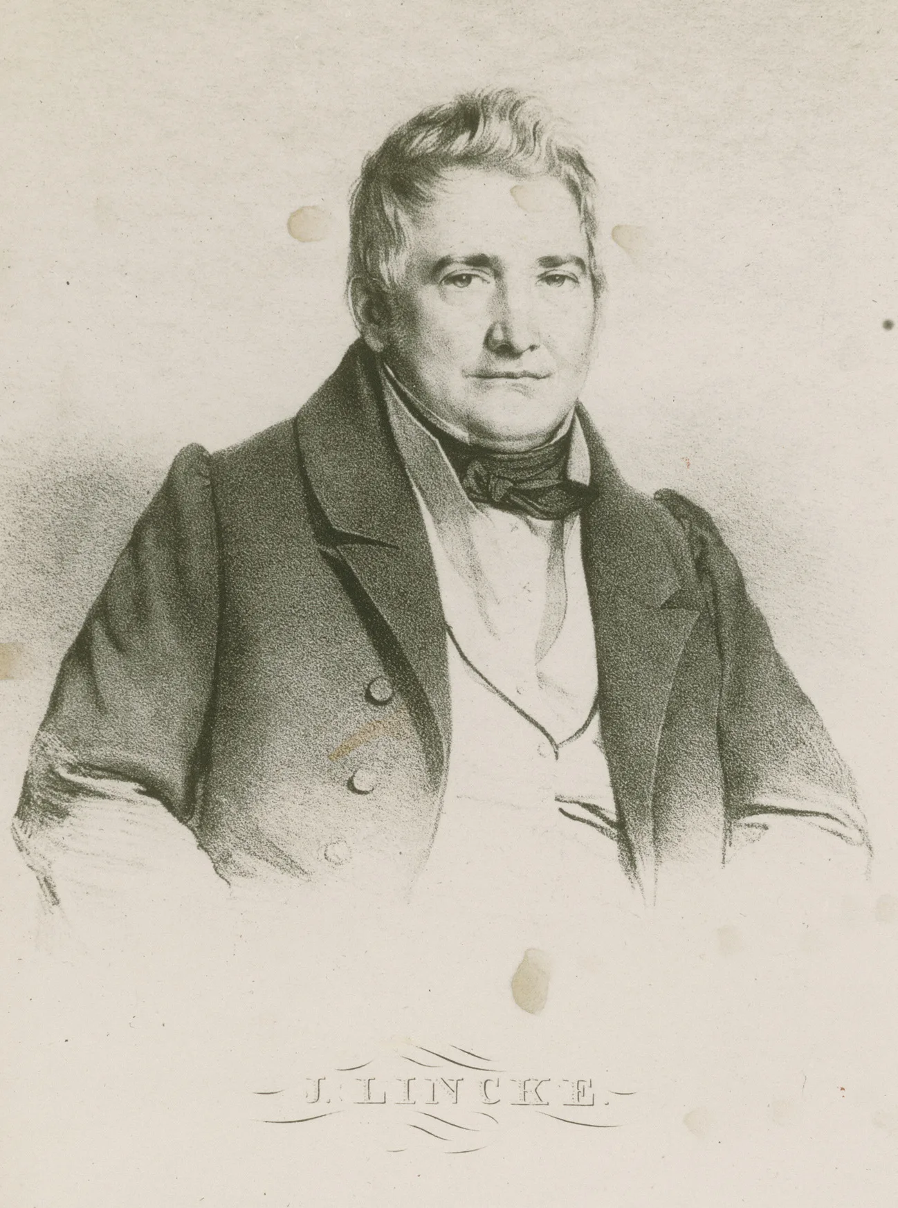 Porträt von Joseph Linke (1783–1837) – Gedenkseite