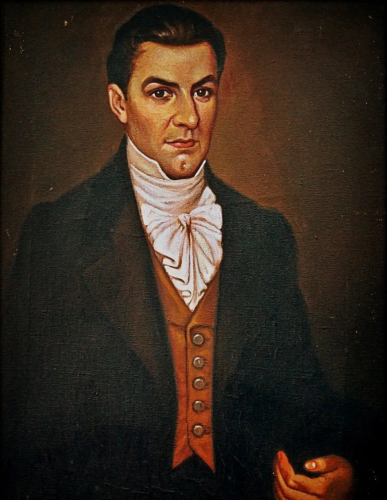 Porträt von Manuel José Arce y Fagoaga (1787–1847) – Gedenkseite