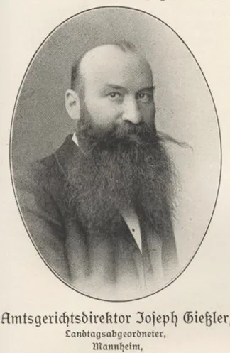 Portrait of Franz Joseph Gießler (1854–1923) – memorial page