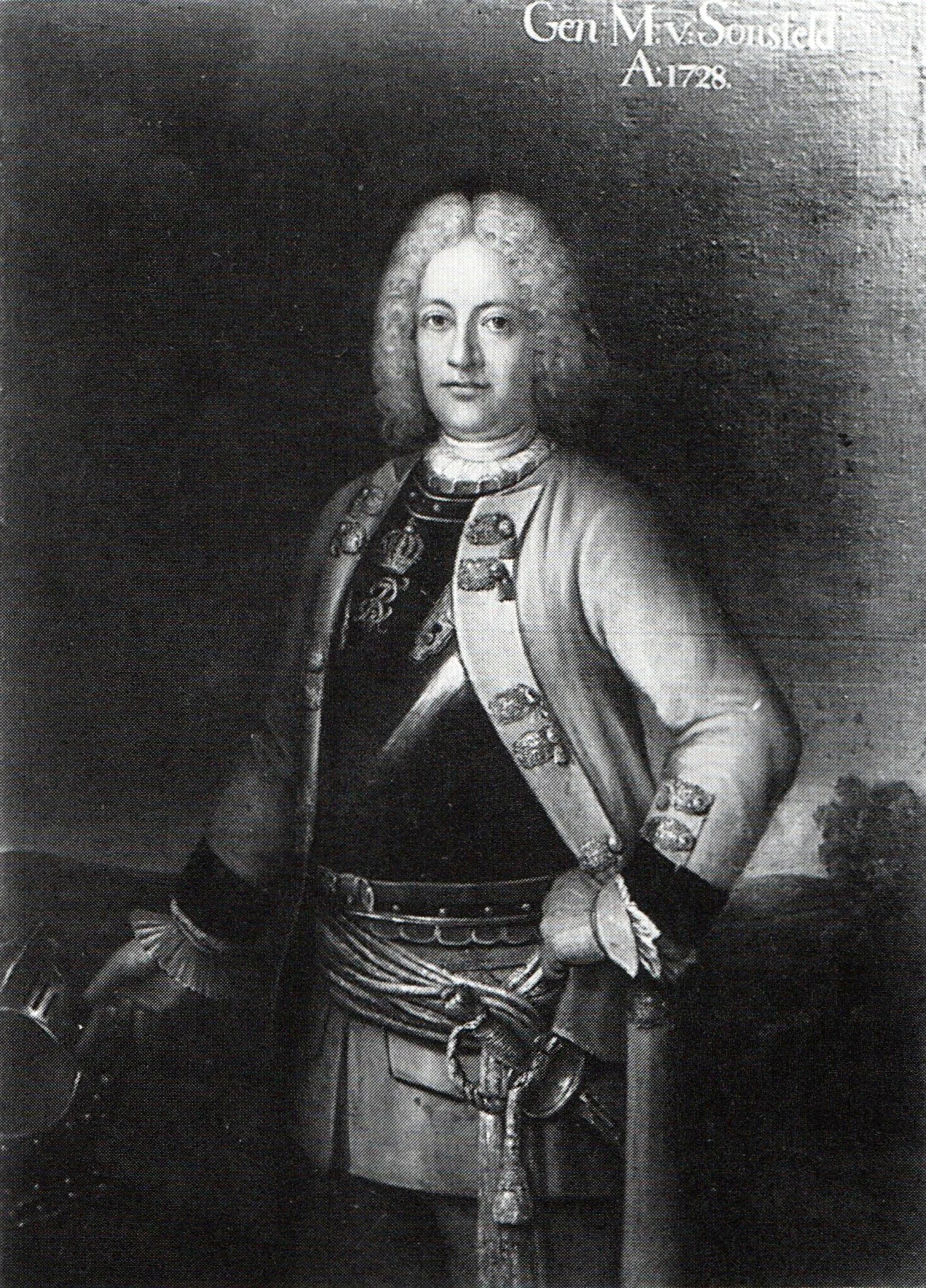 Portrait of Friedrich Otto von Wittenhorst-Sonsfeld (1680–1755) – memorial page