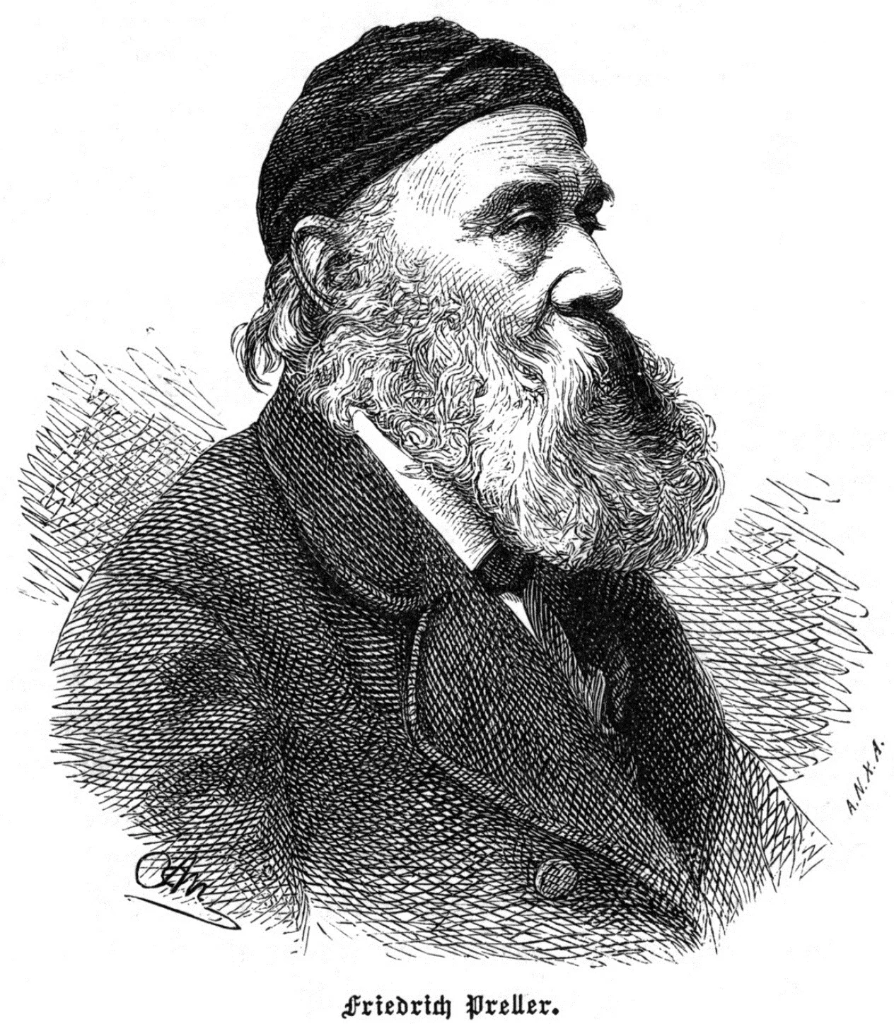Portrait of Friedrich Preller der Jüngere (1838–1901) – memorial page