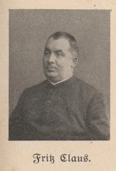 Porträt von Fritz Claus (1853–1923) – Gedenkseite