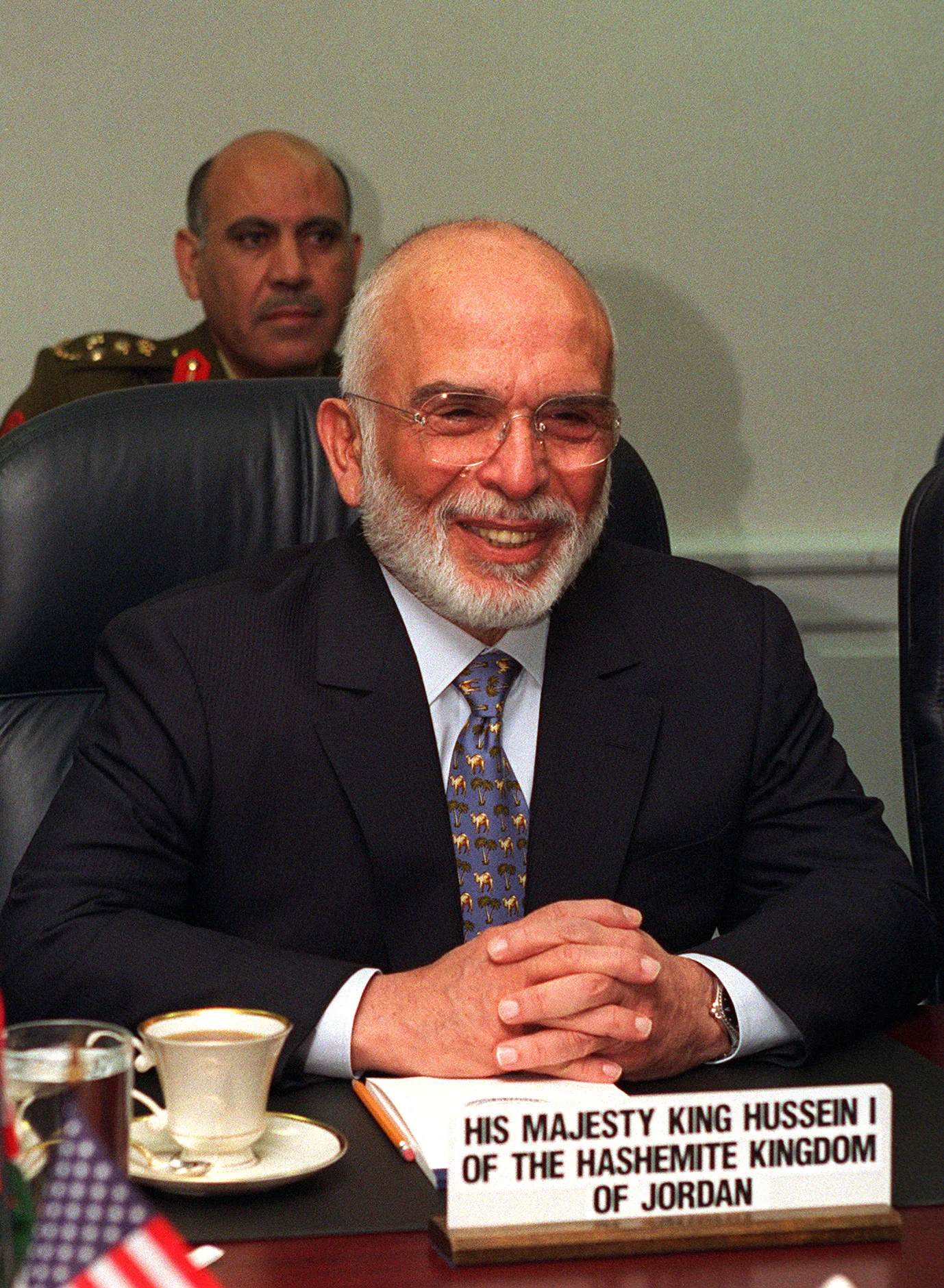 Porträt von Hussein I. von Jordanien (1935–1999) – Gedenkseite