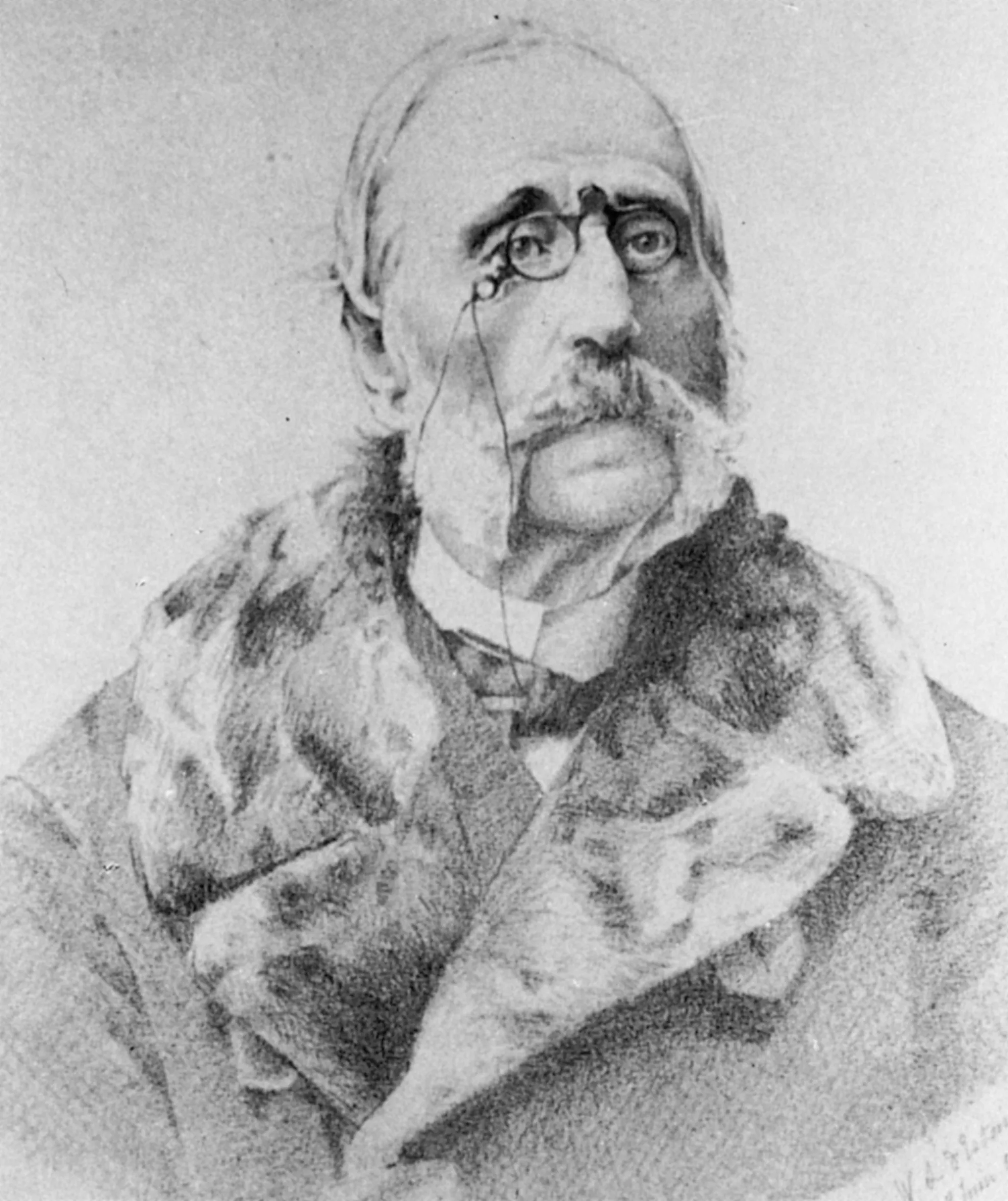 Porträt von Gabriel-Hippolyte Destailleur (1822–1893) – Gedenkseite