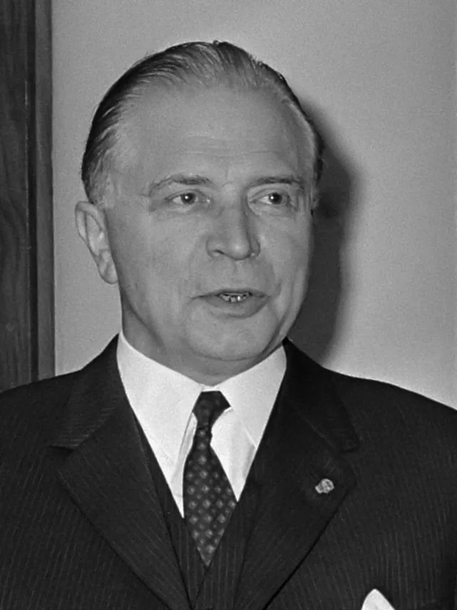 Porträt von Gaston Eyskens (1905–1988) – Gedenkseite