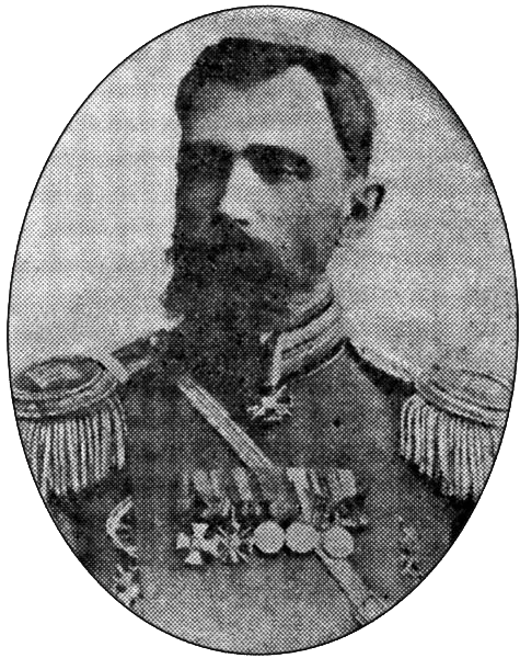 Porträt von Nikolai Romanovsky (1860–1928) – Gedenkseite