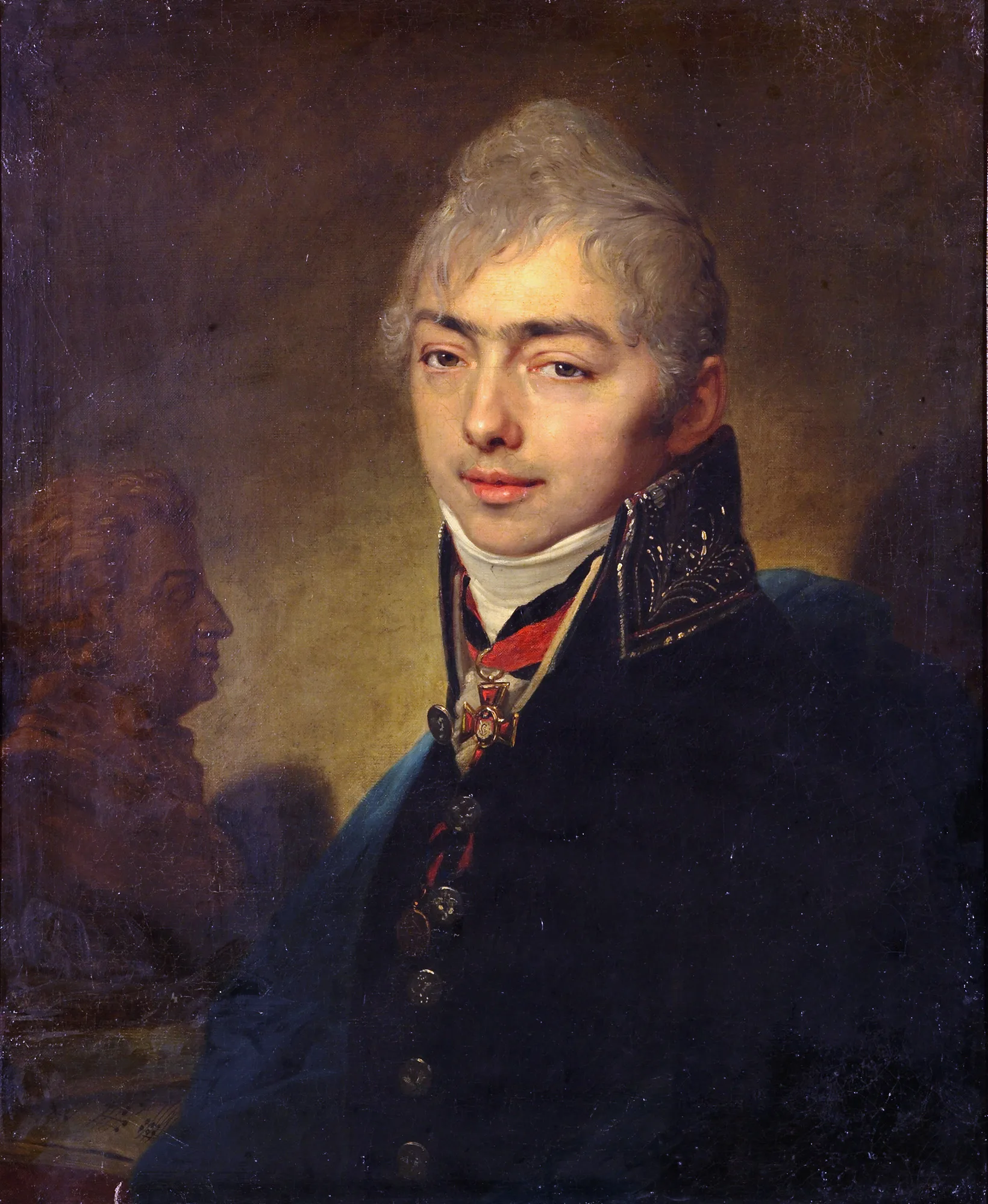 Porträt von Alexander Nikolajewitsch Chowanski (1771–1857) – Gedenkseite