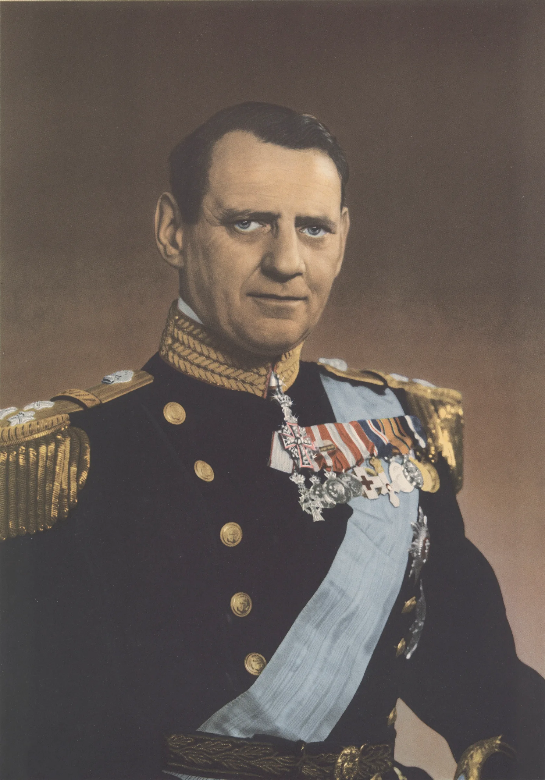 Porträt von Frederik IX. (1899–1972) – Gedenkseite