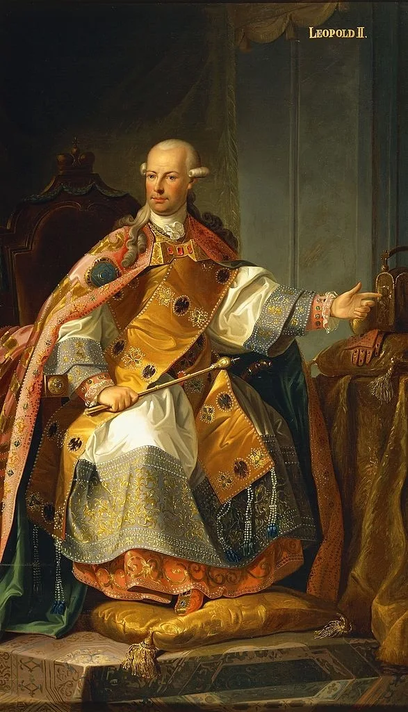 Porträt von Leopold II. (1747–1792) – Gedenkseite
