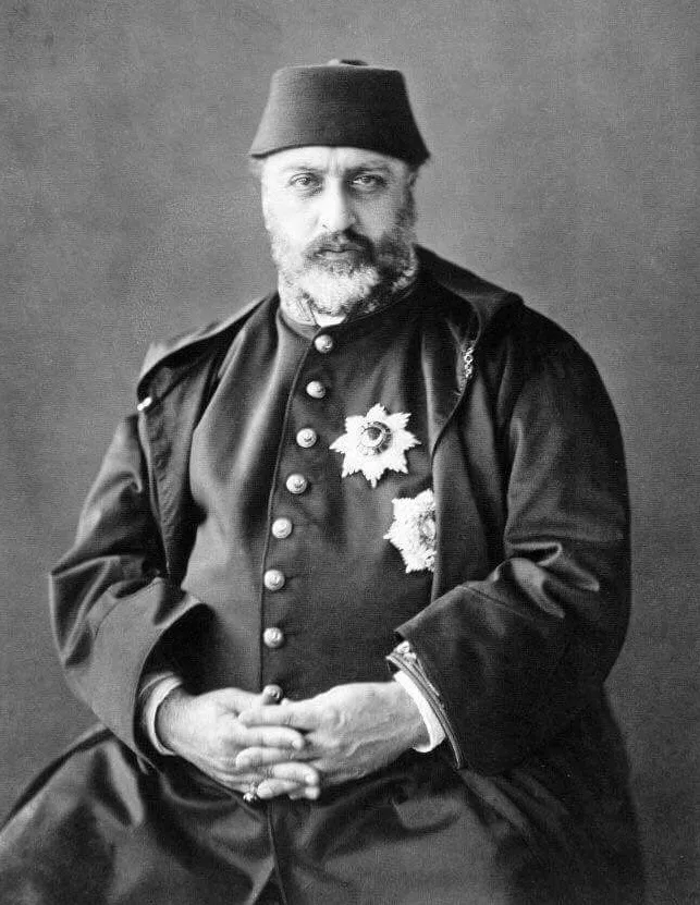 Porträt von Abdülaziz (1830–1876) – Gedenkseite