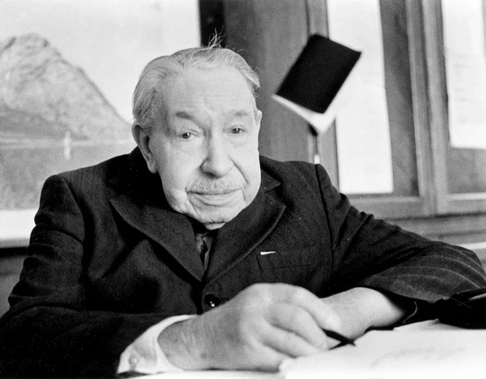 Porträt von Iwan Semjonowitsch Schtschukin (1885–1985) – Gedenkseite