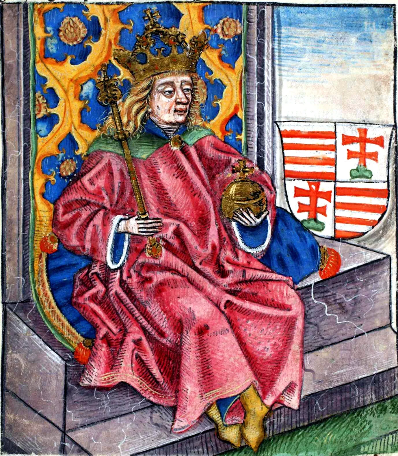 Porträt von Béla IV. (1206–1270) – Gedenkseite