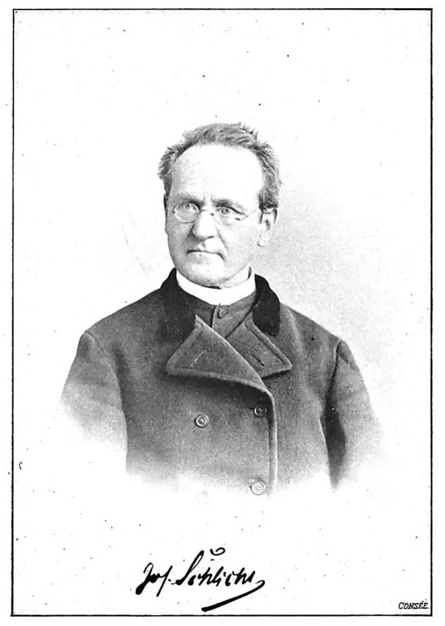 Porträt von Josef Schlicht (1832–1917) – Gedenkseite