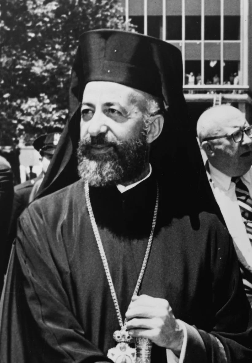 Porträt von Makarios III. (1913–1977) – Gedenkseite