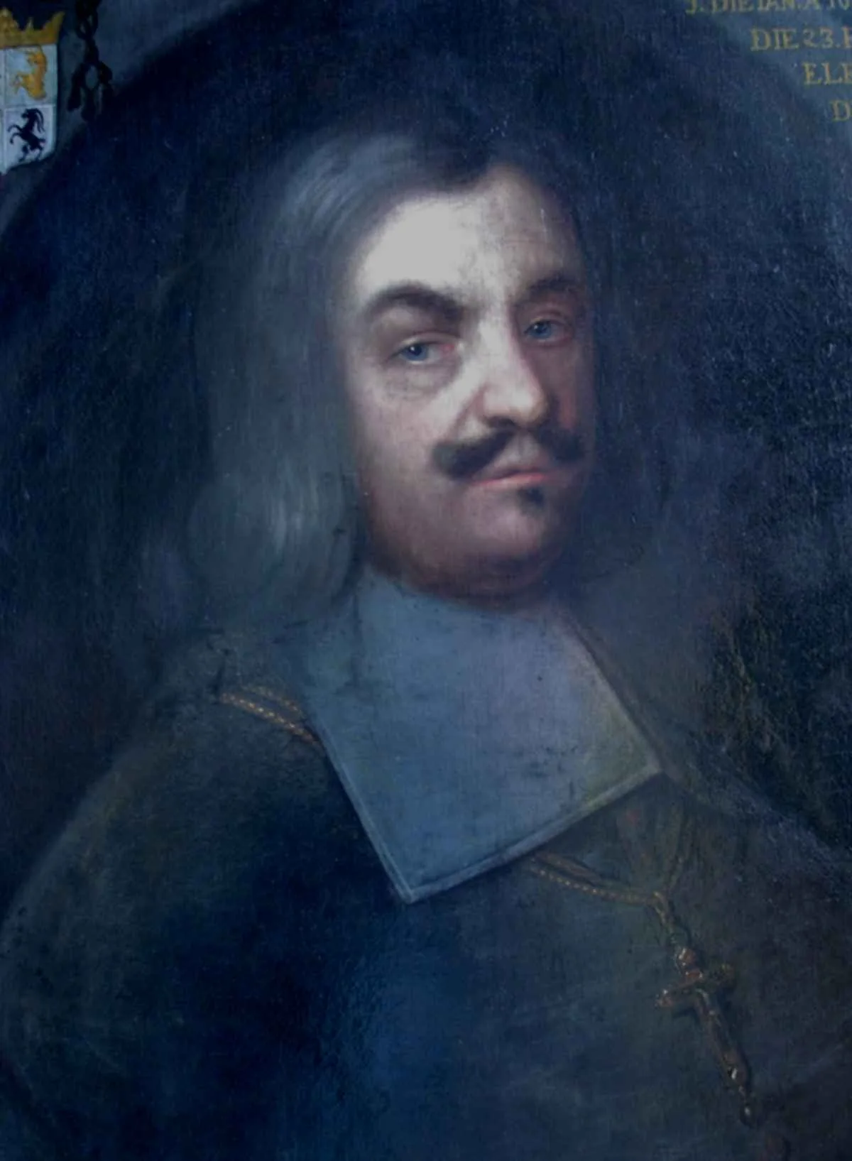Porträt von Ulrich de Mont (1624–1692) – Gedenkseite
