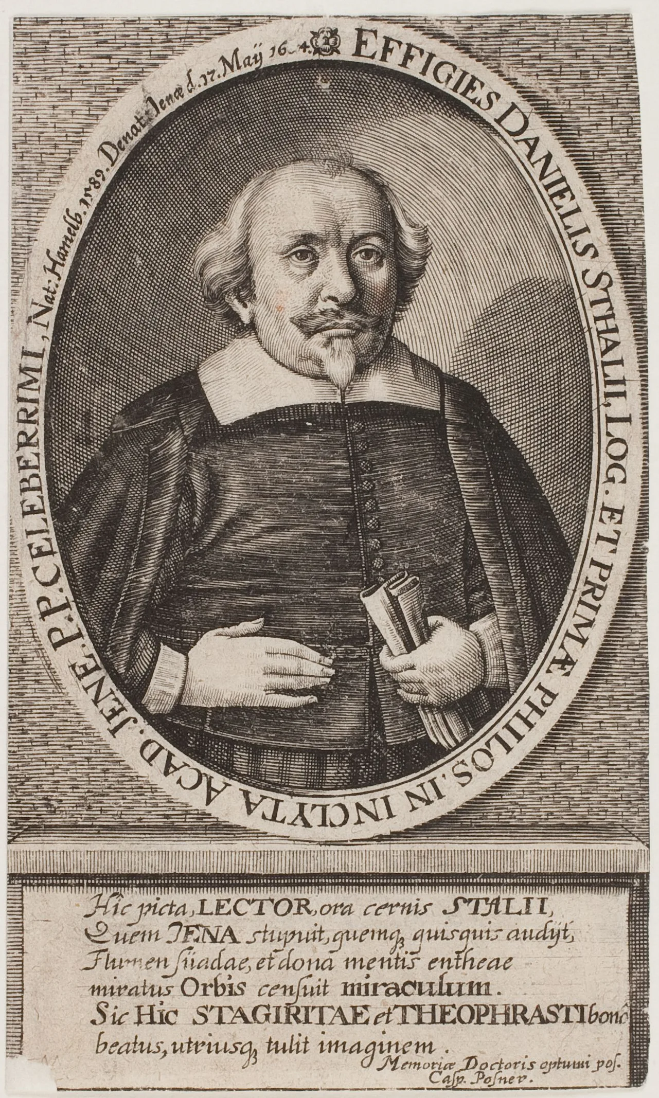 Porträt von Daniel Stahl (1589–1654) – Gedenkseite