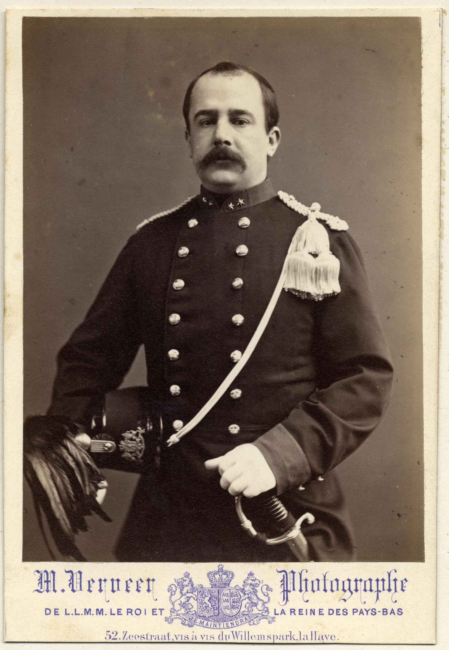 Porträt von Willem Vincent Reinier Karel Baud (1840–1933) – Gedenkseite