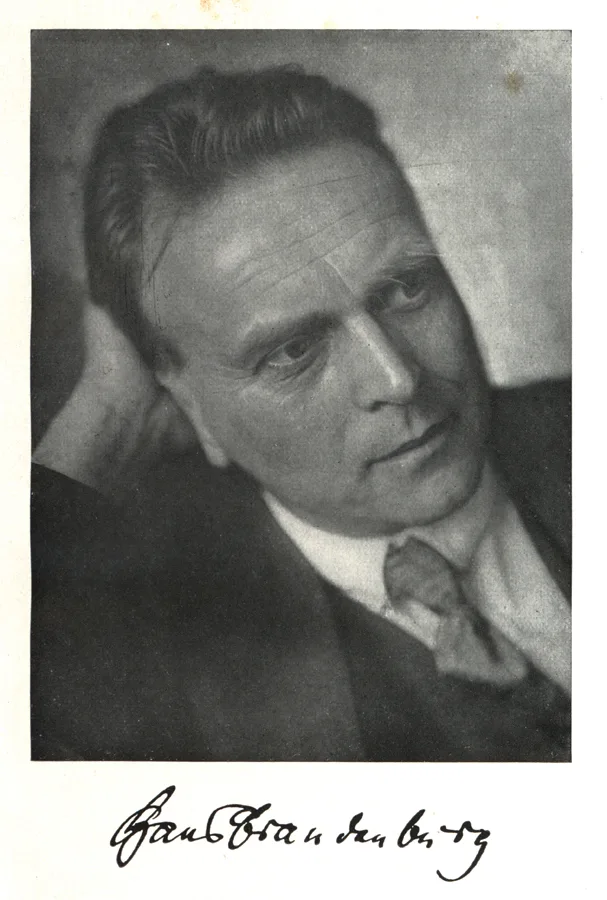 Porträt von Hans Brandenburg (1885–1968) – Gedenkseite