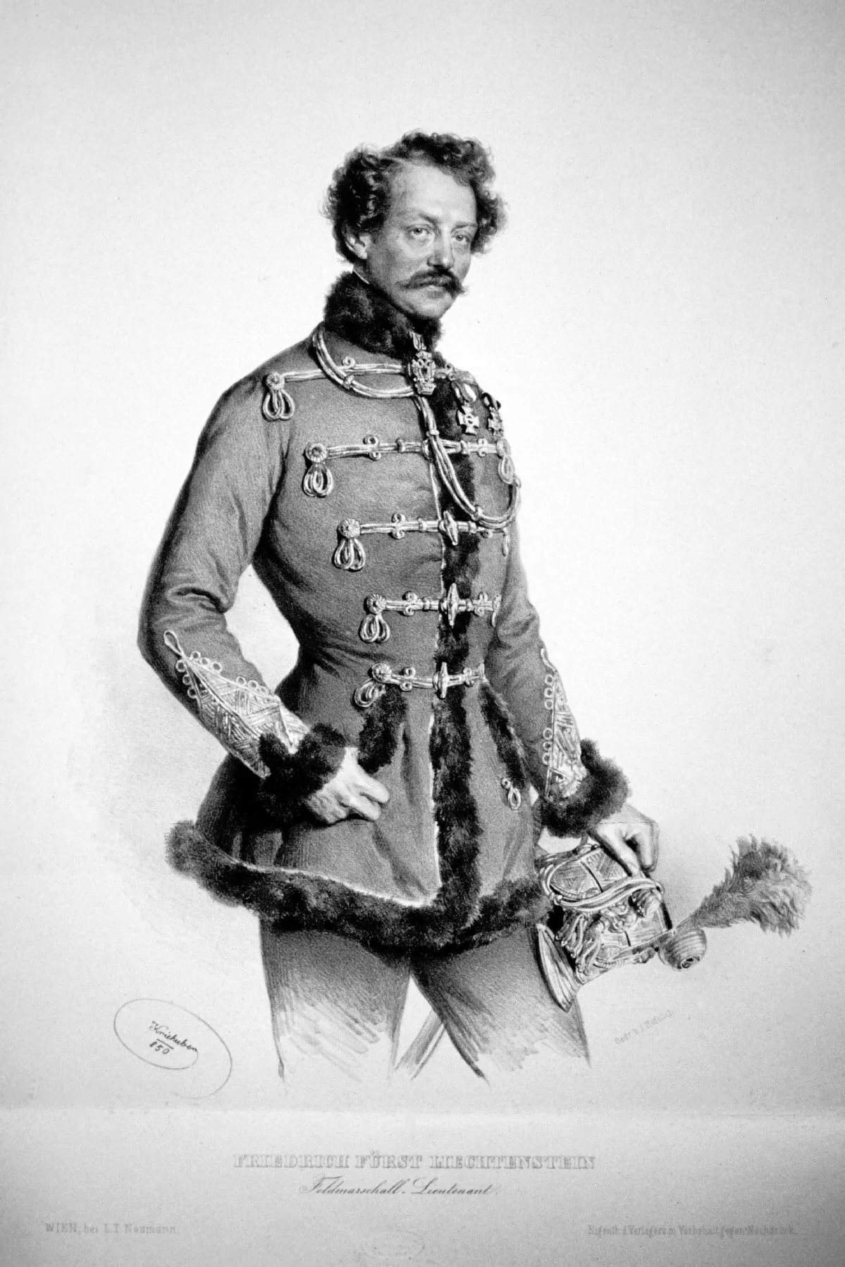 Porträt von Friedrich von und zu Liechtenstein (1807–1885) – Gedenkseite