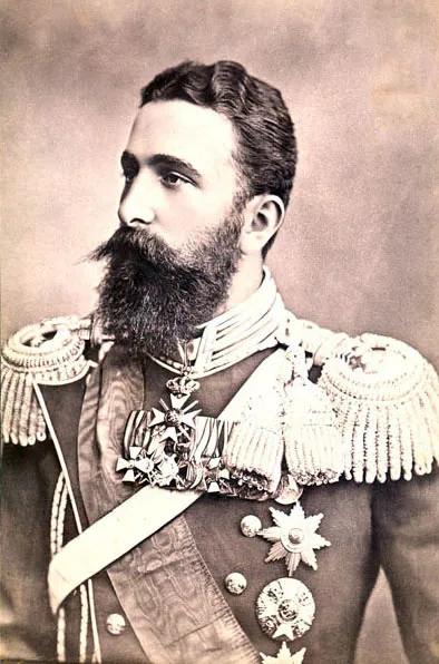 Porträt von Alexander I. (1857–1893) – Gedenkseite