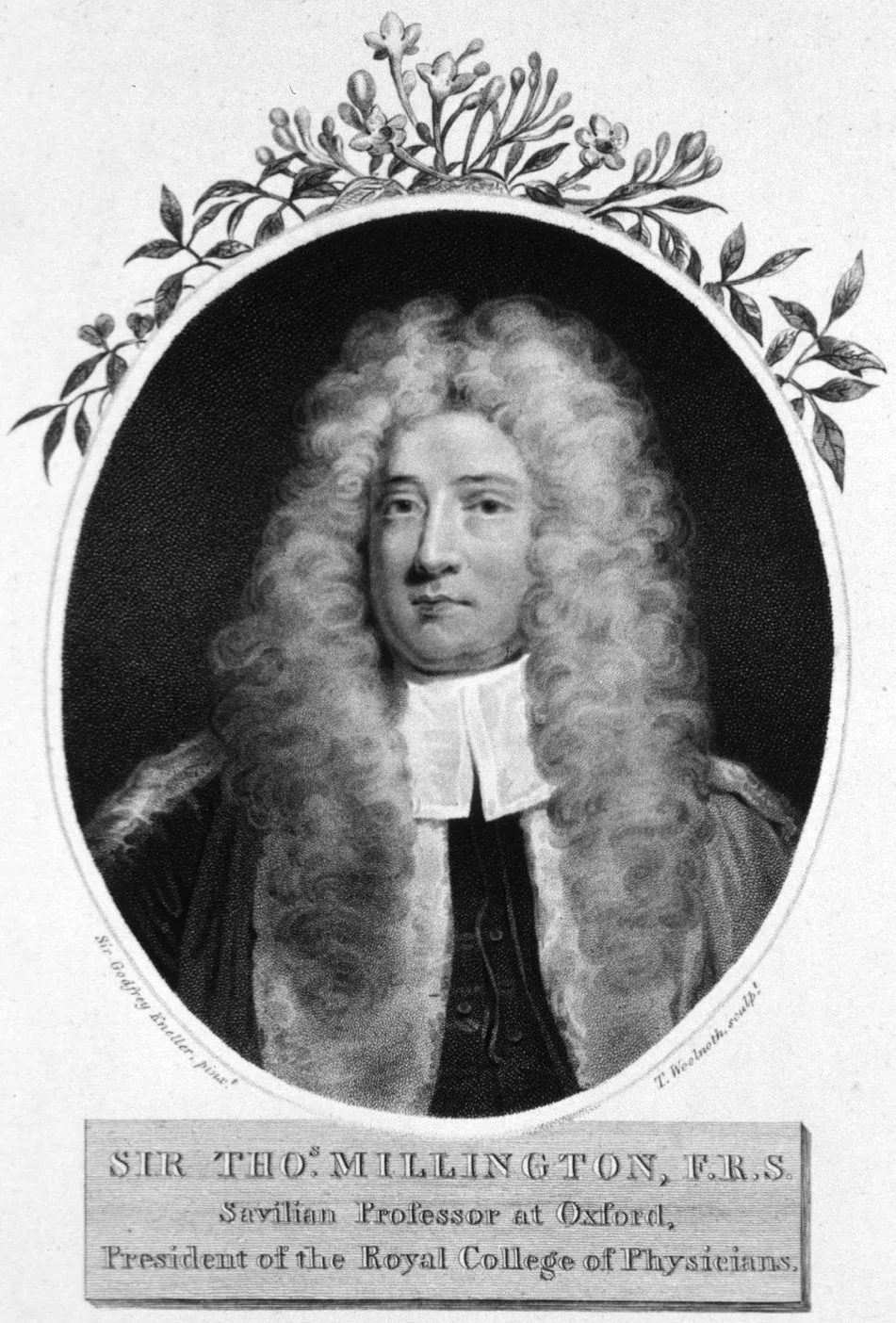 Portrait of Thomas Millington (1628–1703) – memorial page
