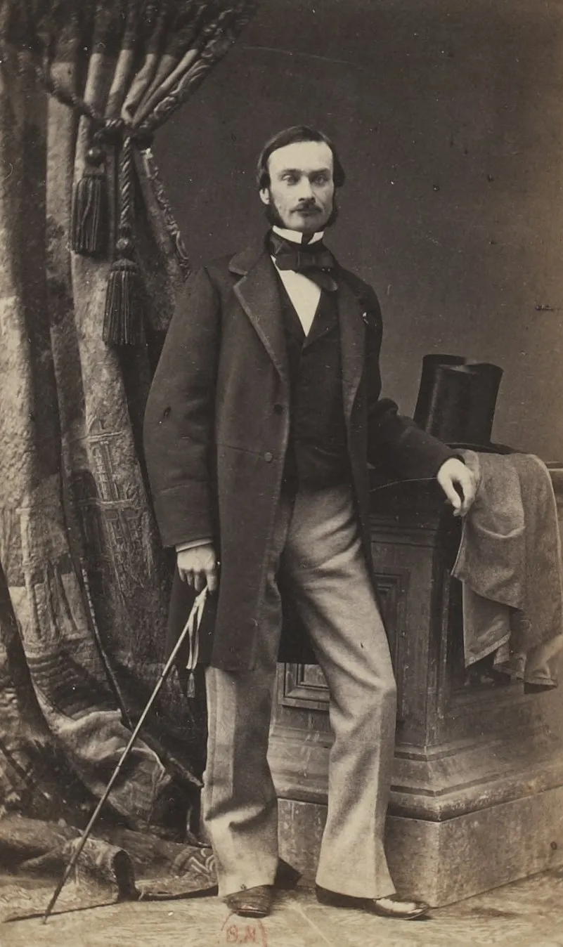 Porträt von Charles Adolphe Debelleyme (1818–1864) – Gedenkseite