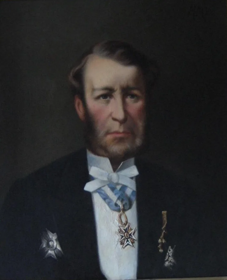 Porträt von Henri Charles Roulleaux Dugage (1802–1870) – Gedenkseite
