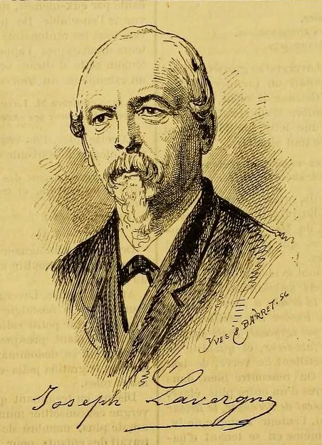 Porträt von Joseph Lavergne (1820–1889) – Gedenkseite