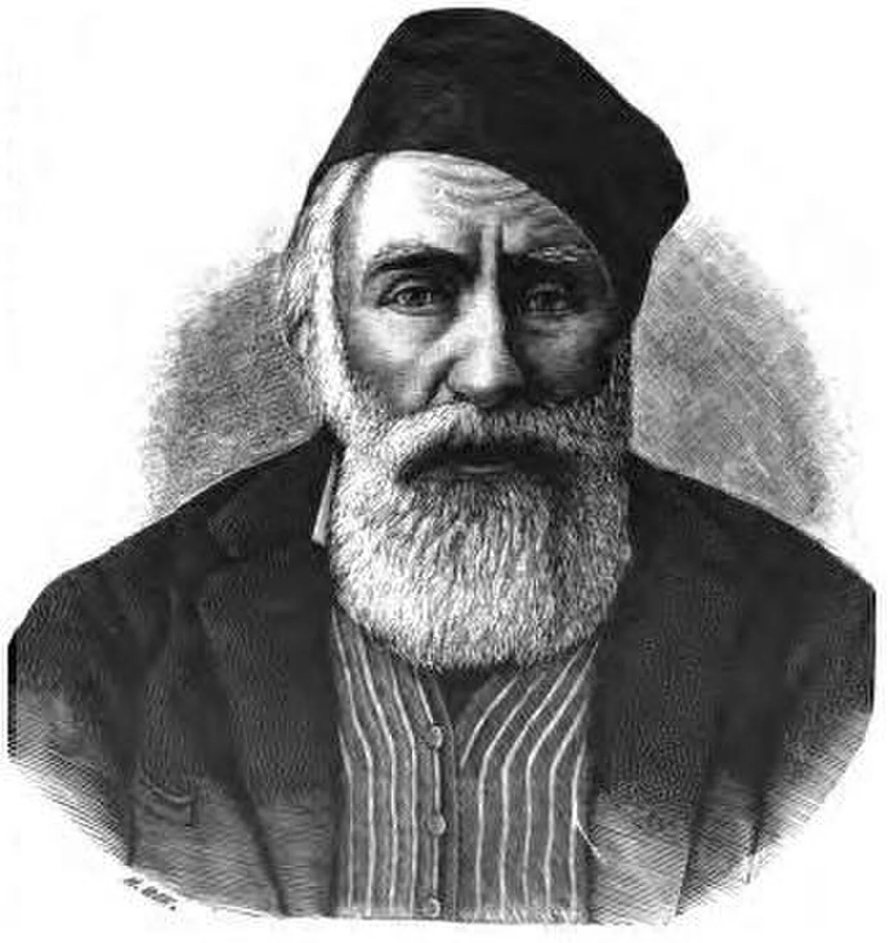 Porträt von Dimitrios Levidis (1808–1893) – Gedenkseite