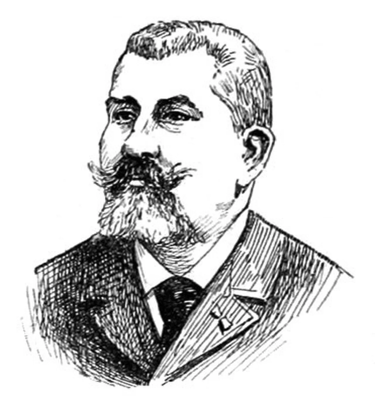 Porträt von François Pavie (1843–1916) – Gedenkseite