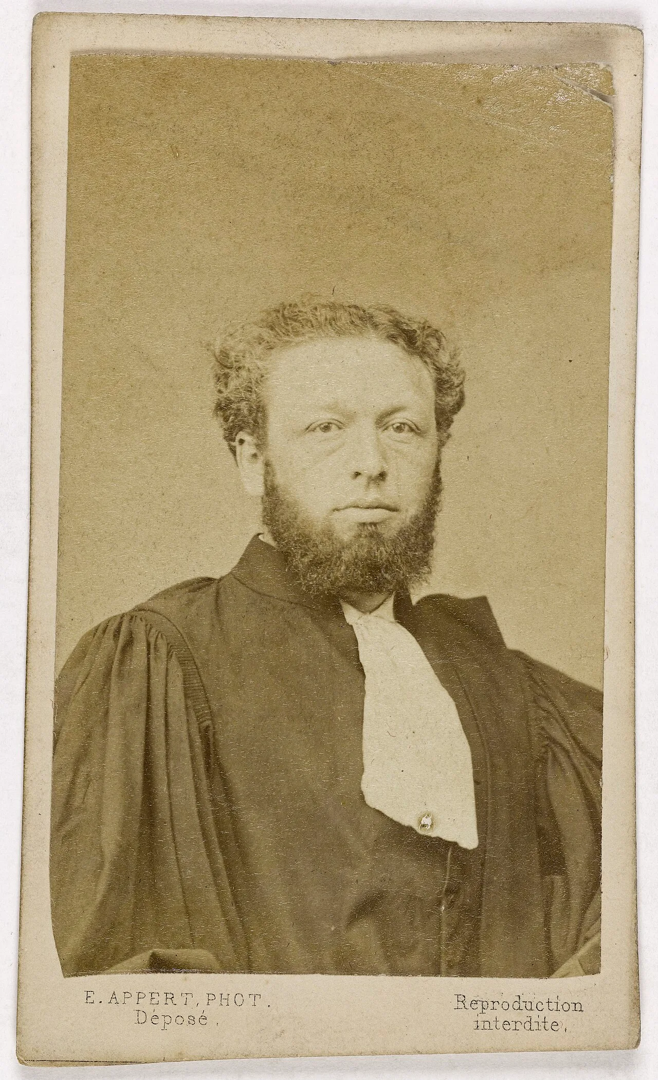 Porträt von Paul Sandrique (1845–1892) – Gedenkseite