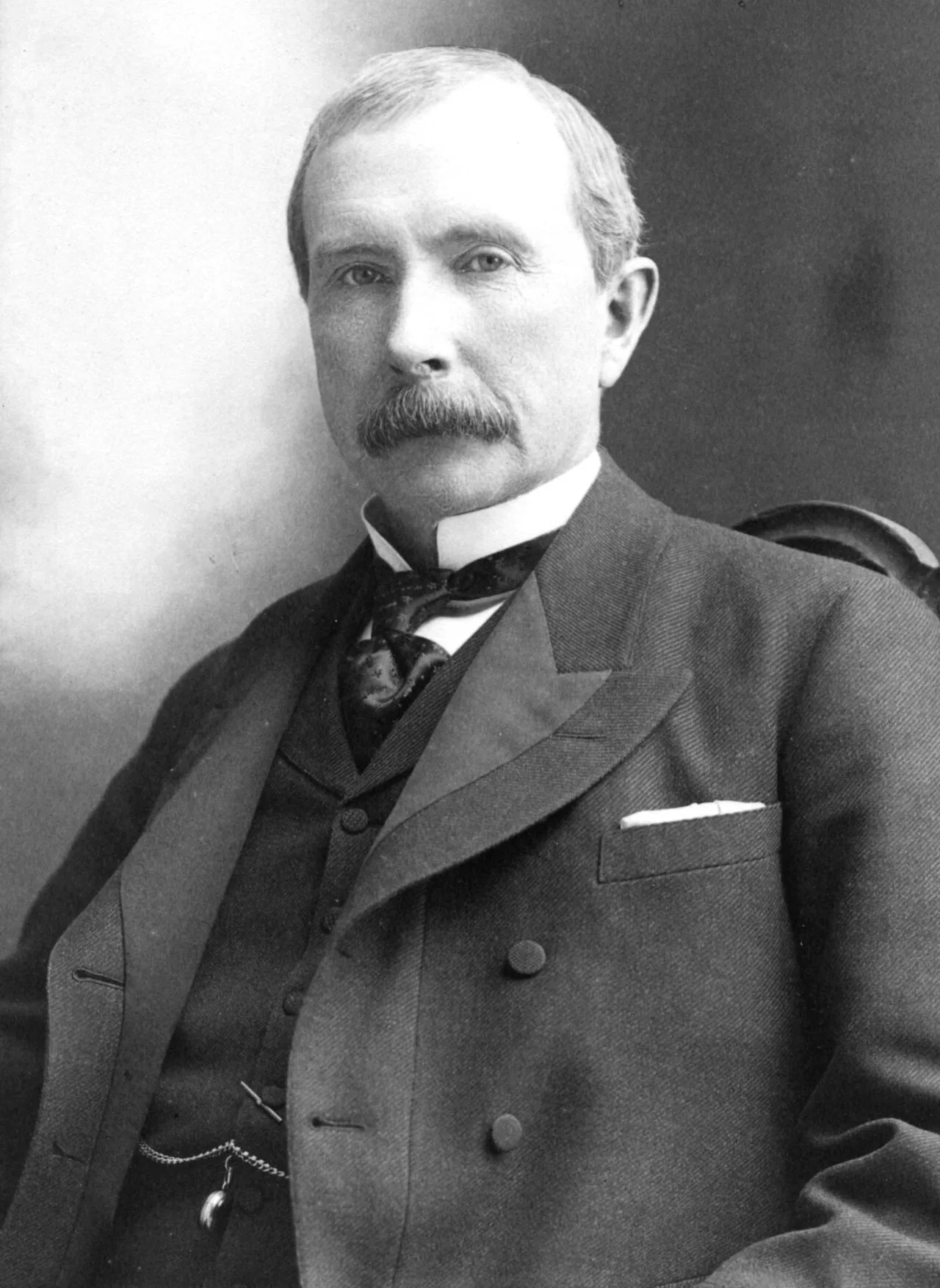 Porträt von John D. Rockefeller (1839–1937) – Gedenkseite