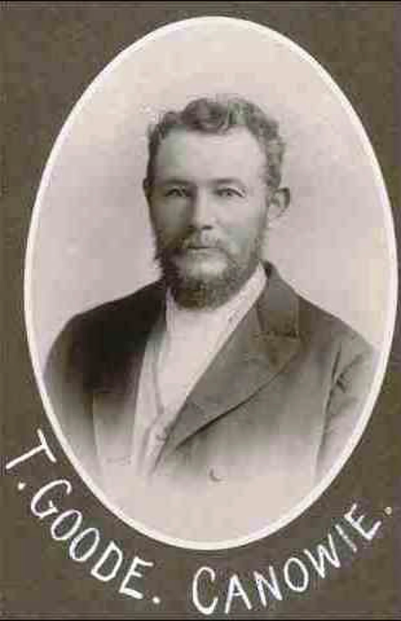 Porträt von Thomas Goode (1835–1926) – Gedenkseite