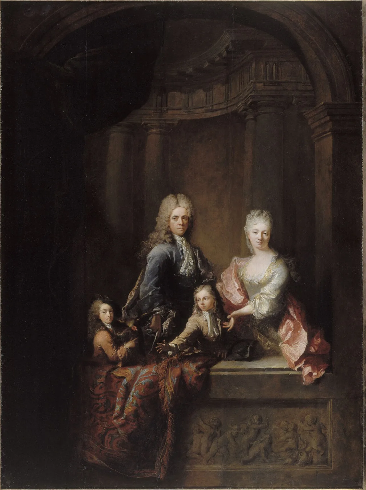 Porträt von René Moreau de Maupertuis (1664–1746) – Gedenkseite