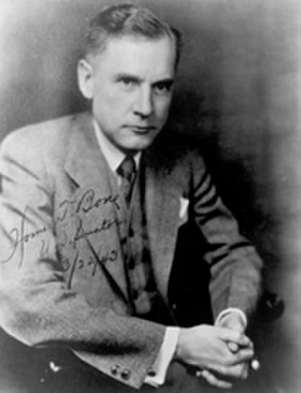 Porträt von Homer Bone (1883–1970) – Gedenkseite
