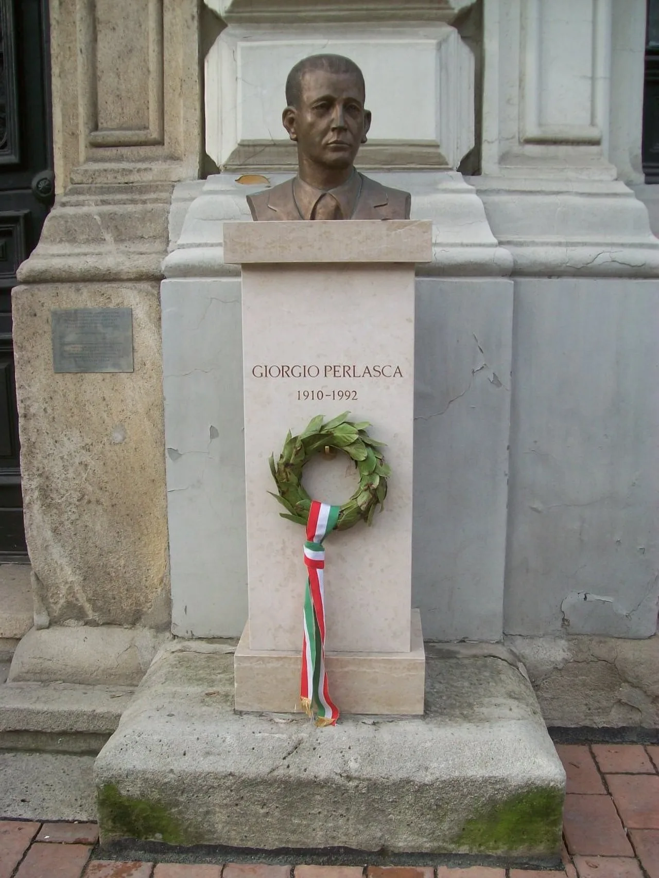 Porträt von Giorgio Perlasca (1910–1992) – Gedenkseite