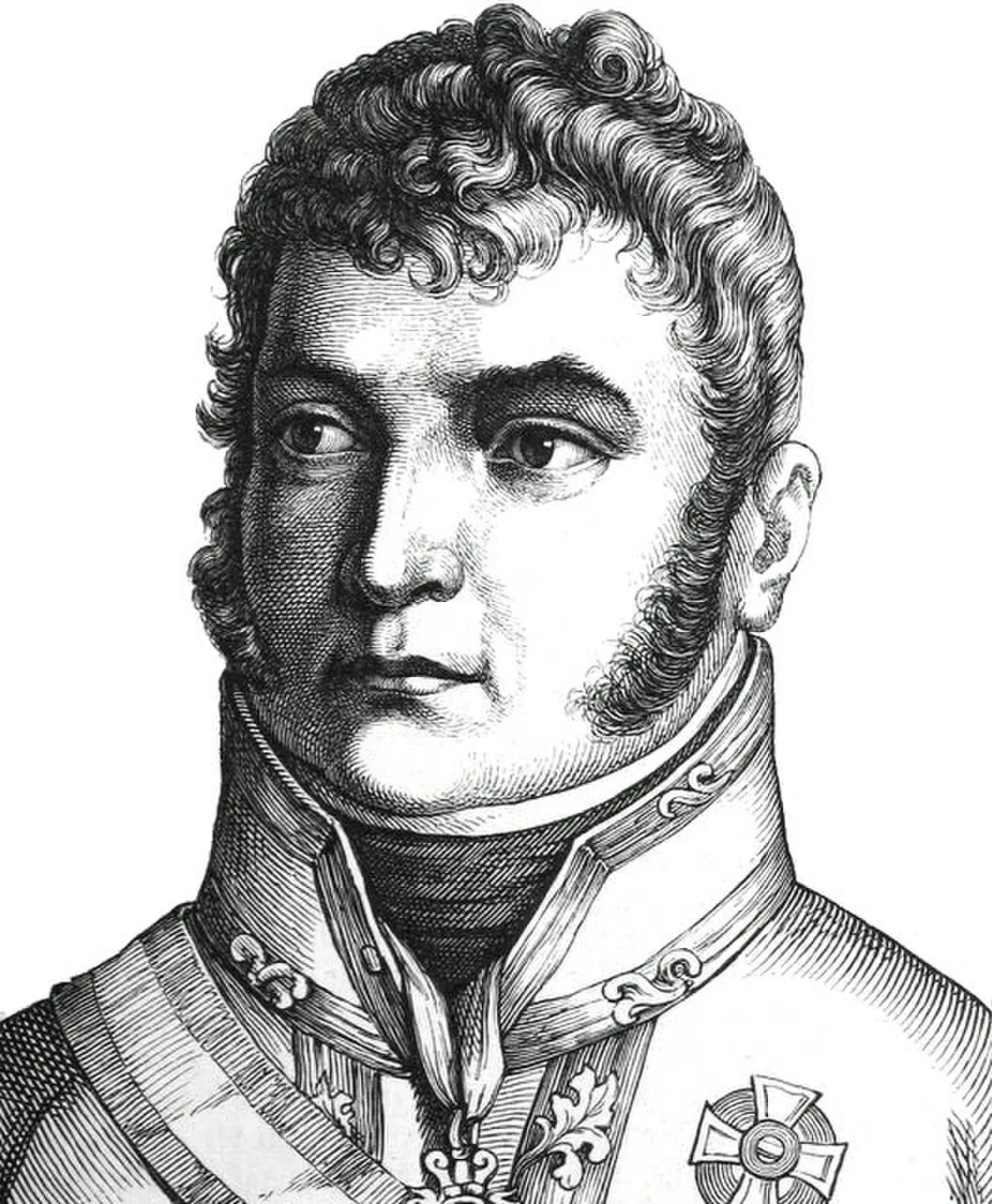 Porträt von Karl Philipp zu Schwarzenberg (1771–1820) – Gedenkseite